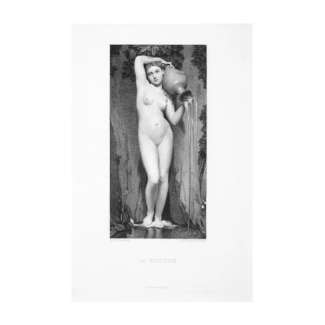 Boutiques de musées Estampe La source - Jean-Auguste-Dominique Ingres Best