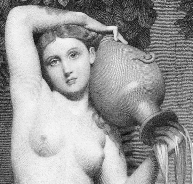 Boutiques de musées Estampe La source - Jean-Auguste-Dominique Ingres Best