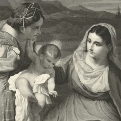 Boutiques de musées Estampe La Vierge Au Lapin - Le Titien Hot