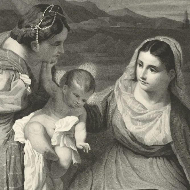 Boutiques de musées Estampe La Vierge Au Lapin - Le Titien Hot