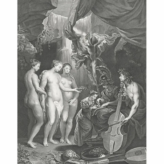 Personnages Et Évènements Historiques<Boutiques de musées Estampe L'éducation de la reine