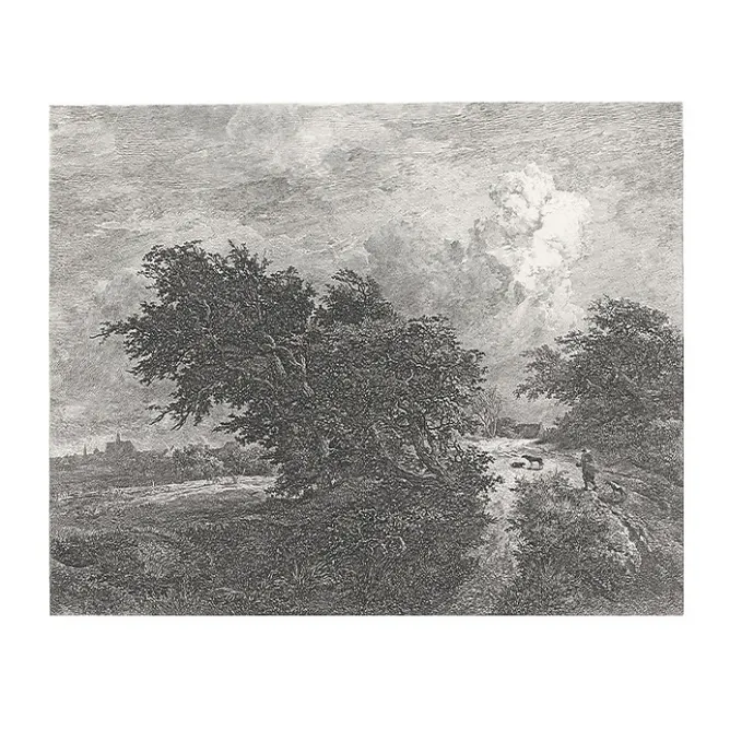 Boutiques de musées Estampe Le buisson - Van Ruisdael Best