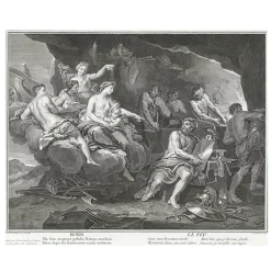 Chefs D'Œuvre Des Musées<Boutiques de musées Estampe Le Feu : Vénus demande à Vulcain de forger des armes