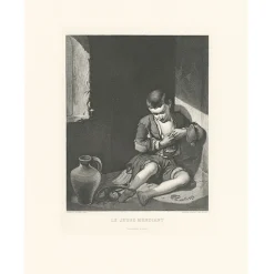 Chefs D'Œuvre Des Musées<Boutiques de musées Estampe Le jeune mendiant - Bartolomé Esteban Murillo