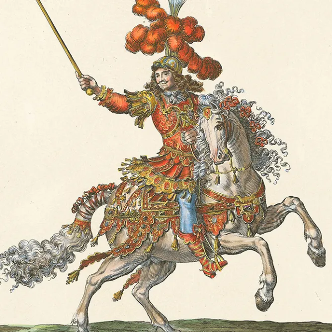 Boutiques de musées Estampe Le maréchal de grammont en costume de maréchal de camp général Best