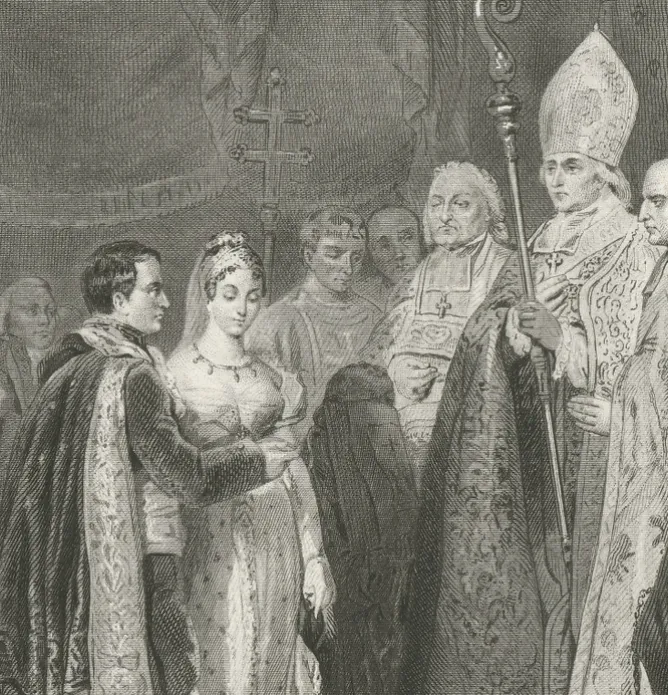 Personnages Et Évènements Historiques<Boutiques de musées Estampe Le mariage de Napoléon Ier et de Marie-Louise au palais du Louvre le 2 avril 1810 - Léopold Massard d'après Rouget