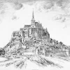 Architecture Et Villes<Boutiques de musées Estampe Le Mont Saint-Michel - Georges Gobô