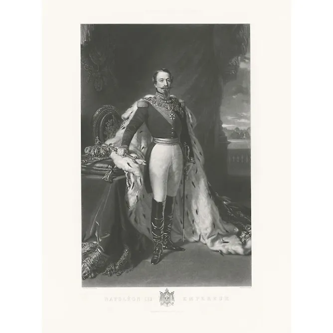 Chefs D'Œuvre Des Musées<Boutiques de musées Estampe L'Empereur Napoléon III - Samuel Cousins