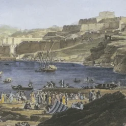 Chefs D'Œuvre Des Musées<Boutiques de musées Estampe L'entrée du port de Marseille (1754) - Claude-Joseph Vernet