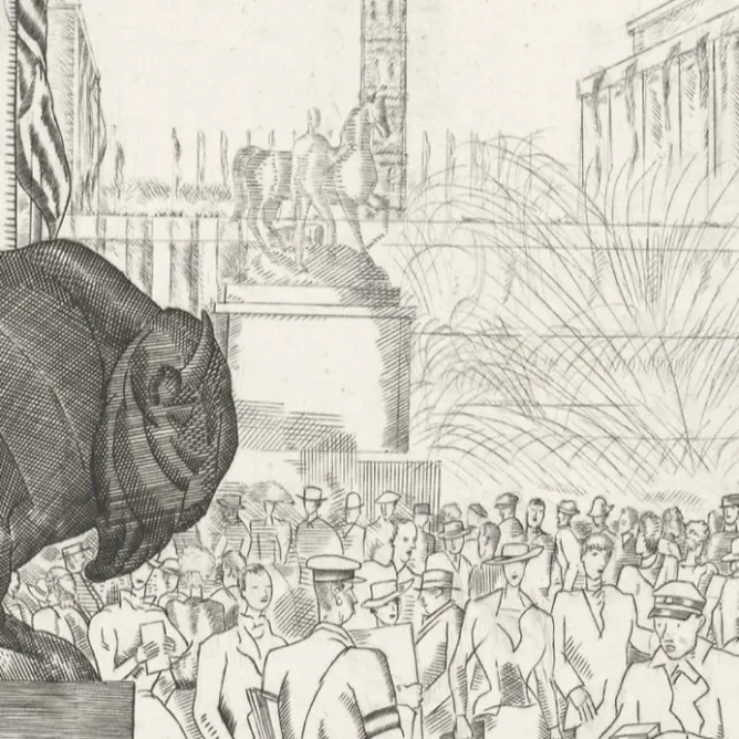 Chefs D'Œuvre Des Musées<Boutiques de musées Estampe Le Palais de Chaillot (Exposition 1937) - Jean-Emile Laboureur