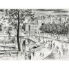 Paris Et Le Louvre|Art Moderne<Boutiques de musées Estampe Le Pont Neuf à Paris - Jacques Boullaire