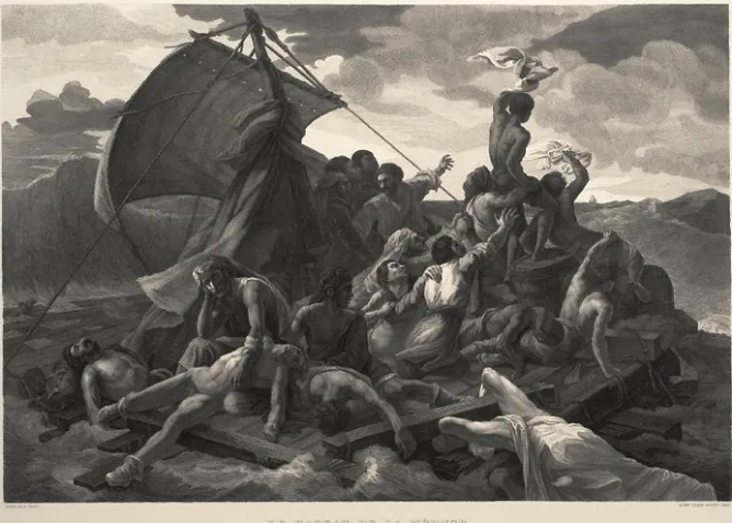 Chefs D'Œuvre Des Musées<Boutiques de musées Estampe Le radeau de la Méduse - Géricault