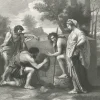 Boutiques de musées Estampe Les bergers d'Arcadie - Nicolas Poussin New