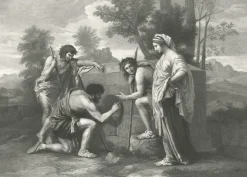 Boutiques de musées Estampe Les bergers d'Arcadie - Nicolas Poussin New