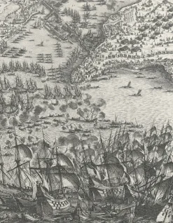 Boutiques de musées Estampe Le siège de la Rochelle, en 1627-1628 - Jacques Callot Outlet
