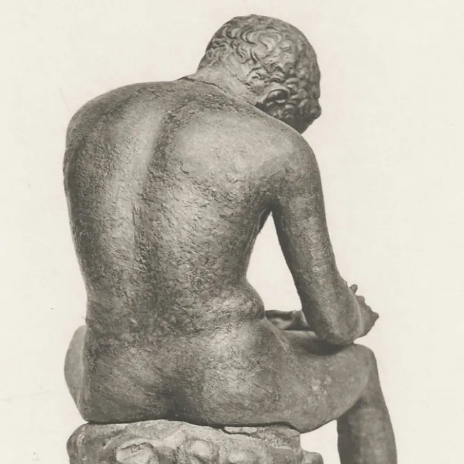 Boutiques de musées Estampe Le Tireur d'épine, vu de dos - Edouard-Denis Baldus New