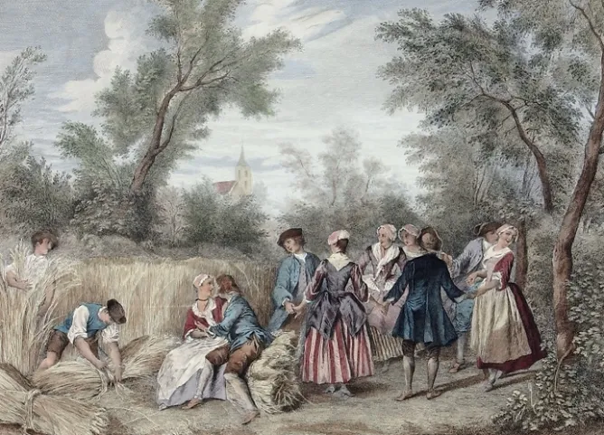 Boutiques de musées Estampe L'Été ou La Danse - Nicolas Lancret Sale
