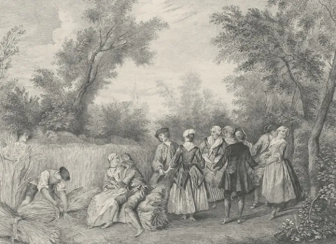 Boutiques de musées Estampe L'Été ou La Danse - Nicolas Lancret Sale