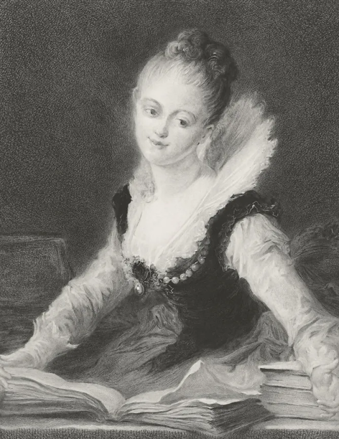 Chefs D'Œuvre Des Musées<Boutiques de musées Estampe L'étude - Jean-Honoré Fragonard
