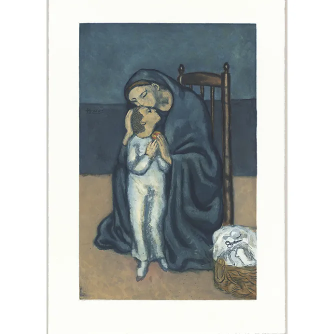 Boutiques de musées Estampe Maternité d'après Picasso - Jacques Villon Discount