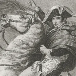 Boutiques de musées Estampe Napoléon Bonaparte, Premier consul, passe les Alpes, en mai 1800 - Jacques-Louis David Online