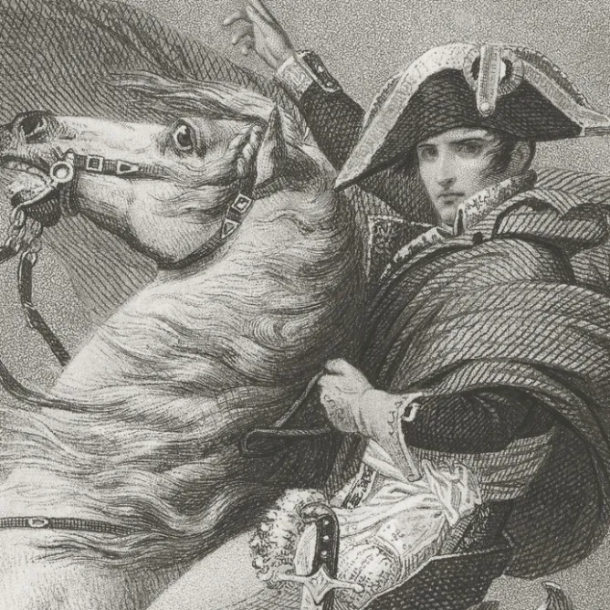 Boutiques de musées Estampe Napoléon Bonaparte, Premier consul, passe les Alpes, en mai 1800 - Jacques-Louis David Online