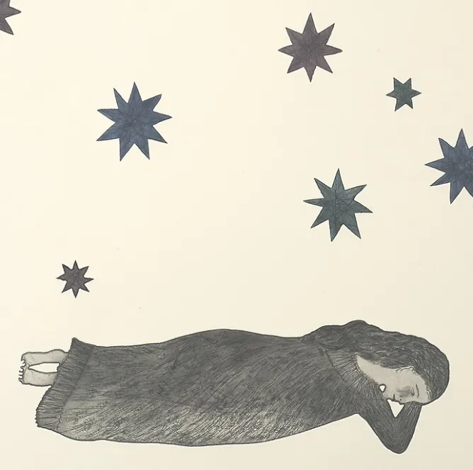 Boutiques de musées Estampe Nocturne - Kiki Smith 2006 Hot