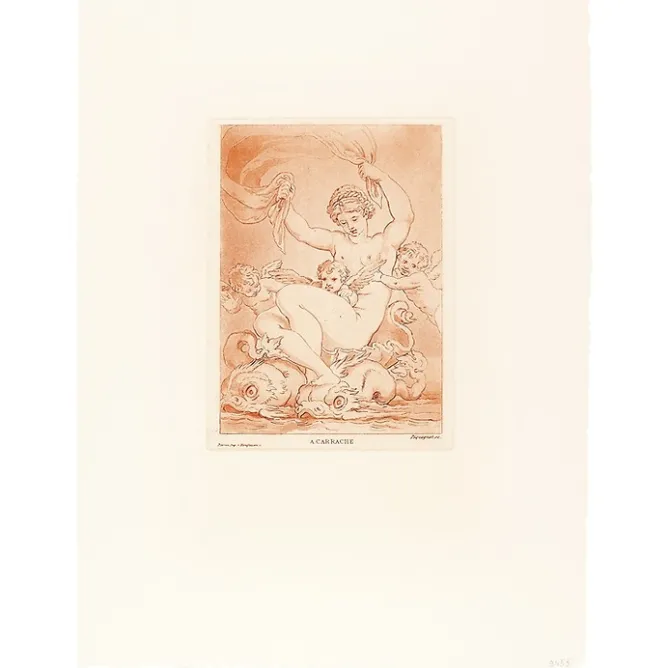 Chefs D'Œuvre Des Musées<Boutiques de musées Estampe Nu, 3 amours et tritons