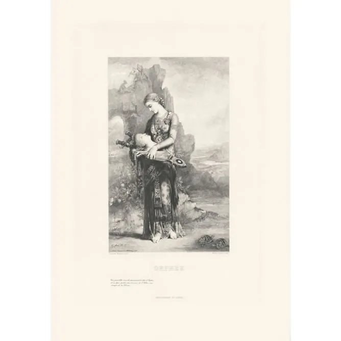 Boutiques de musées Estampe Orphée - Gustave Moreau