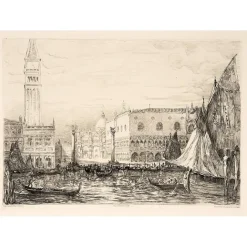 Boutiques de musées Estampe Palais des Doges à Venise - Pierre Gusman Online