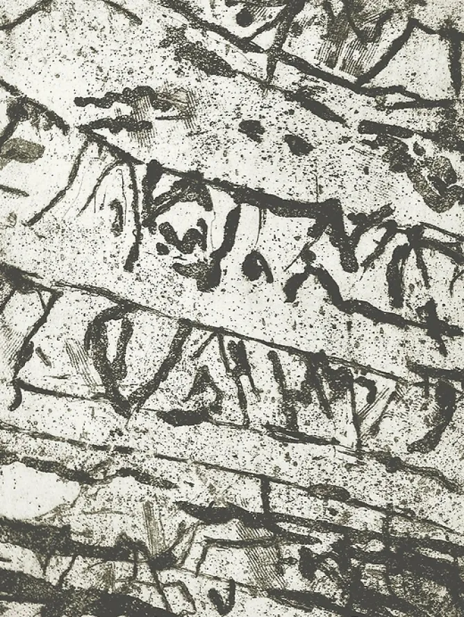 Boutiques de musées Estampe Palimpseste sumérien - Georges Noël Discount