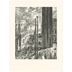 Art Moderne|Architecture Et Villes<Boutiques de musées Estampe Piazetta de Venise - Albert Decaris