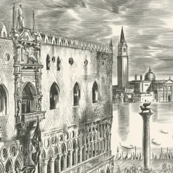 Art Moderne|Architecture Et Villes<Boutiques de musées Estampe Piazetta de Venise - Albert Decaris