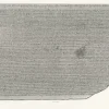 Boutiques de musées Estampe Pierre de Rosette Partie basse Discount