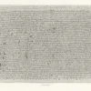 Description De L'Égypte<Boutiques de musées Estampe Pierre de rosette Partie centrale - Égyptien démotique