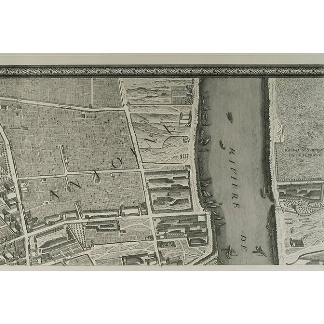 Boutiques de musées Estampe Plan Turgot - Planche n° 2 - Partie du Faubourg Saint-Antoine Online