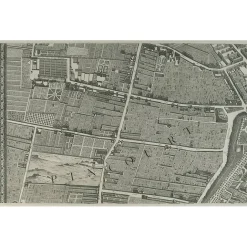 Architecture Et Villes<Boutiques de musées Estampe Plan Turgot - Planche n° 5 - Pincourt et Popincourt