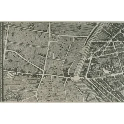 Architecture Et Villes<Boutiques de musées Estampe Plan Turgot - Planche n° 9 - La courtille et partie du faubourg du Temple
