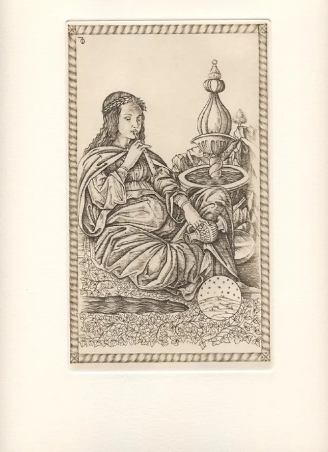 Art Moderne<Boutiques de musées Estampe Poesia, carte 27, Le Tarot de Mantegna - Cécile Reims
