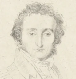 Personnages Et Évènements Historiques|Chefs D'Œuvre Des Musées<Boutiques de musées Estampe Portrait de Paganini violoniste et compositeur - Jean Auguste Dominique Ingres