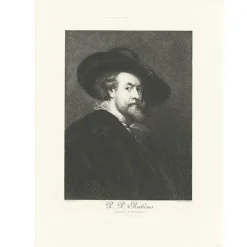 Boutiques de musées Estampe Portrait de Rubens Sale