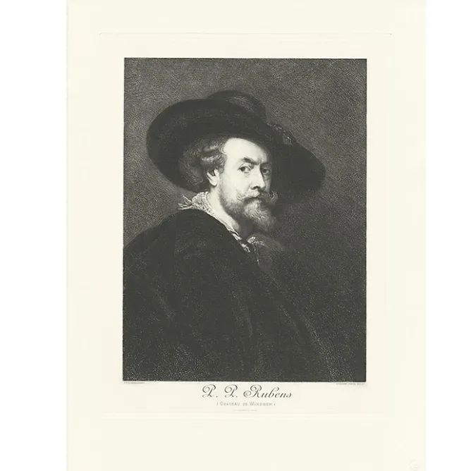 Boutiques de musées Estampe Portrait de Rubens Sale