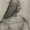 Chefs D'Œuvre Des Musées<Boutiques de musées Estampe Portrait d'Isabelle d'Este - De Vinci