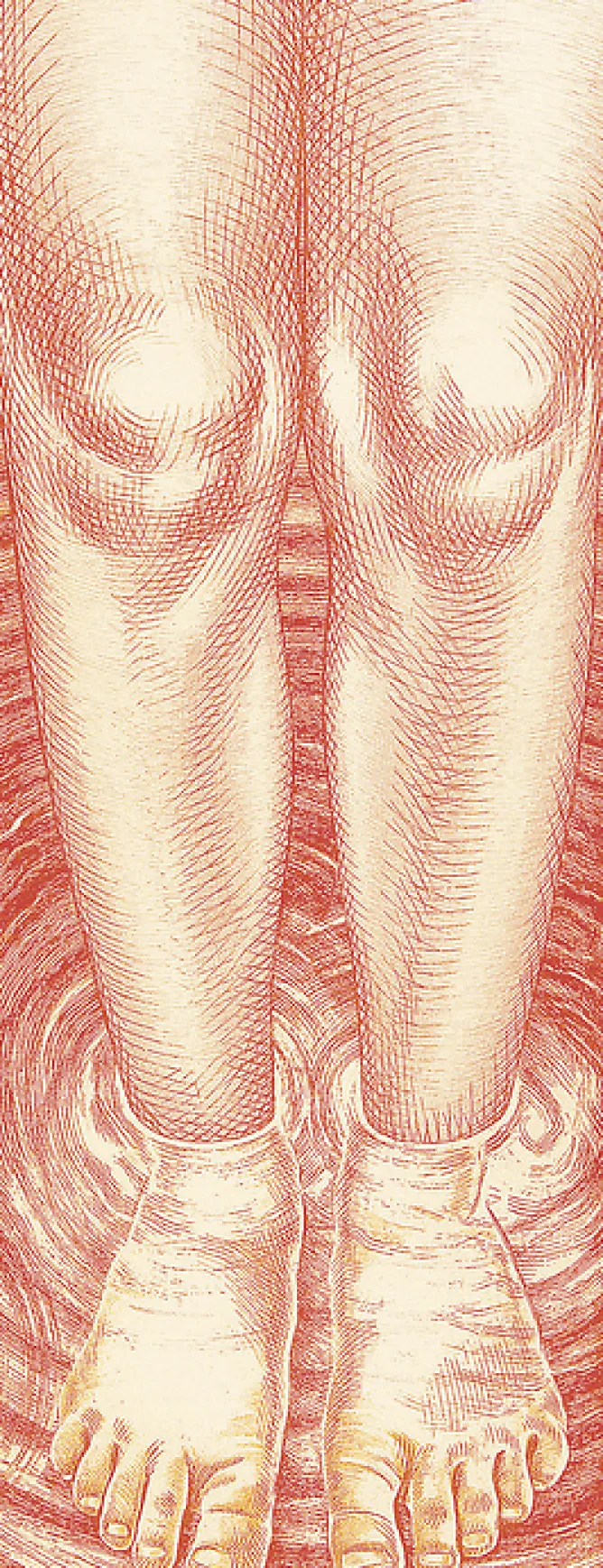 Créations Contemporaines<Boutiques de musées Estampe Portrait en pied - Agathe May 1999