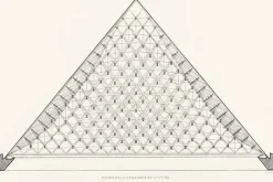Boutiques de musées Estampe Pyramide du Louvre - Ieoh Ming Pei Online