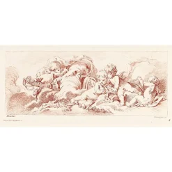 Boutiques de musées Estampe Quatre amours avec char et carquois Clearance