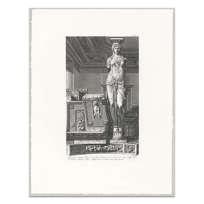 Boutiques de musées Estampe Rapprochement de divers fragments de la Salle de l'Institut - Louis-Pierre Baltard