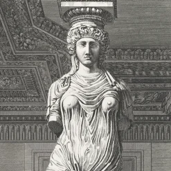 Boutiques de musées Estampe Rapprochement de divers fragments de la Salle de l'Institut - Louis-Pierre Baltard