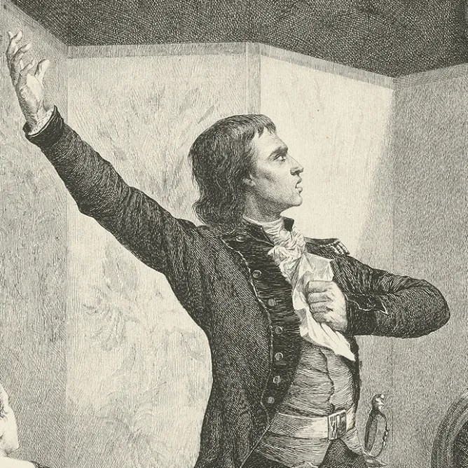 Personnages Et Évènements Historiques<Boutiques de musées Estampe Rouget de l'Isle chantant pour la première fois la Marseillaise