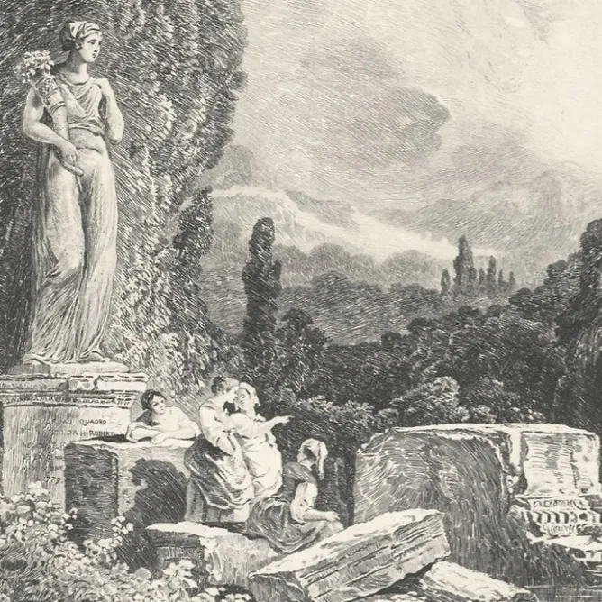 Boutiques de musées Estampe Ruines Antiques - Hubert Robert Clearance